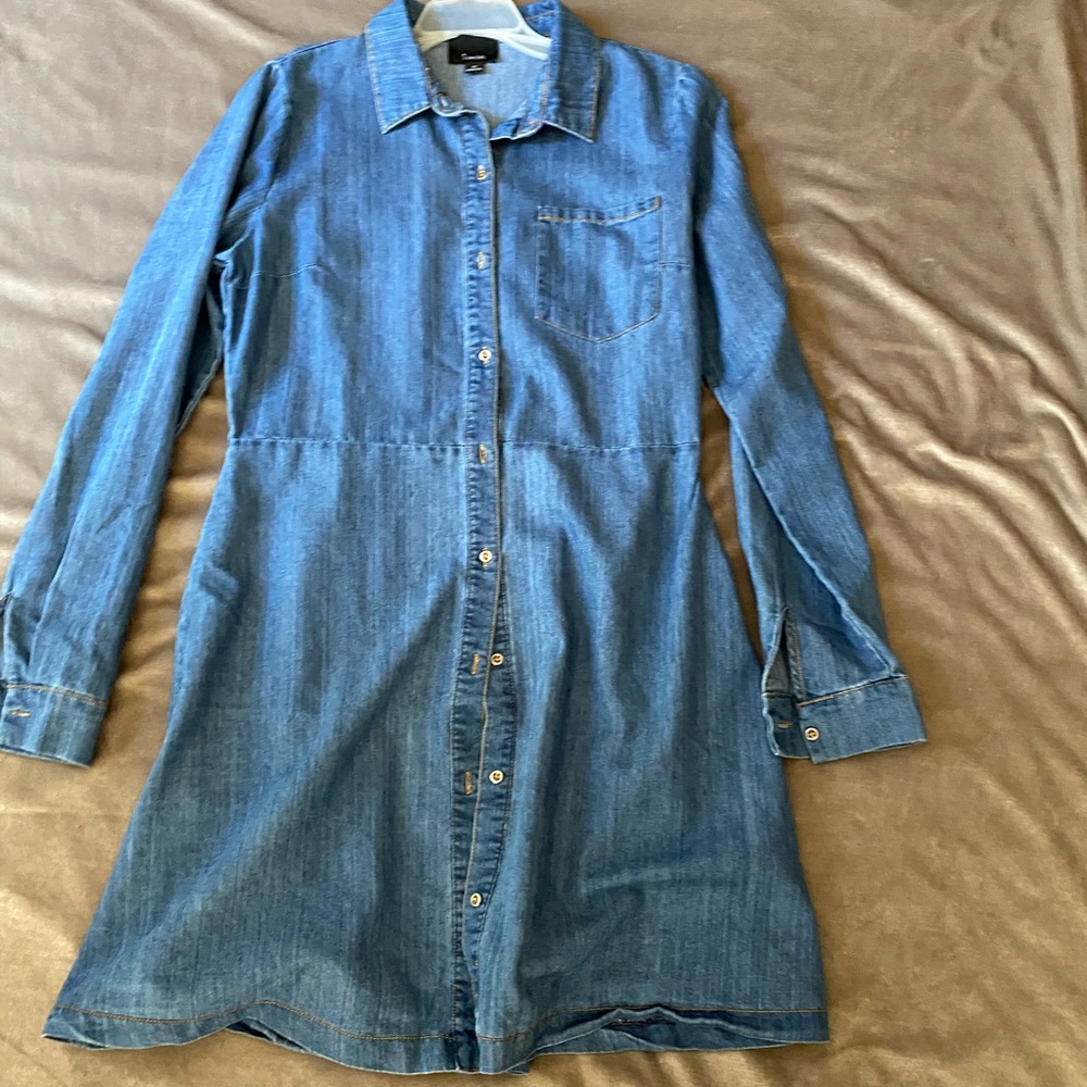 Long Sleeve Denim Dress